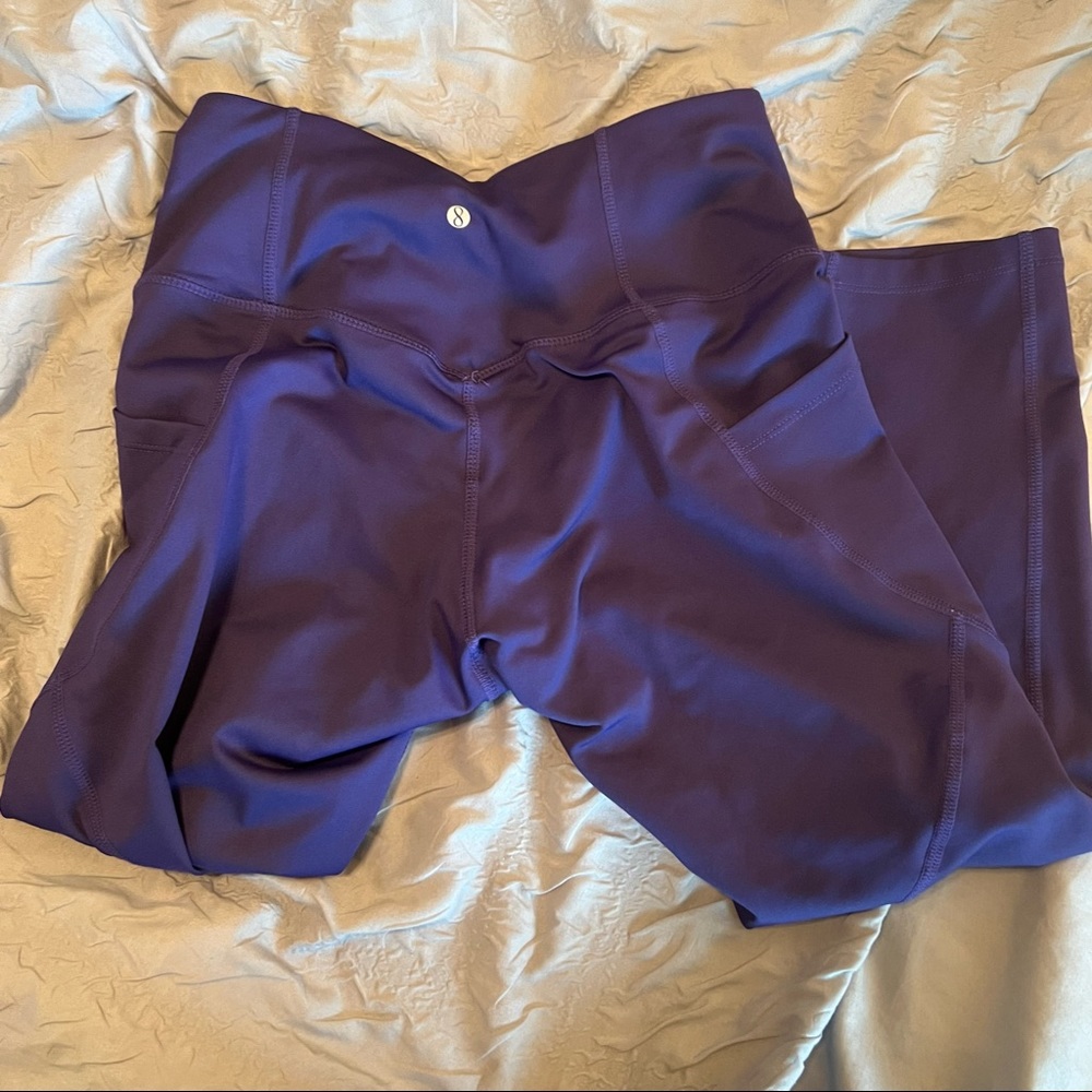 Purple layer 8 leggings